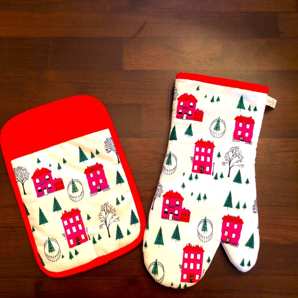 NWOT Kate Spade Christmas Potholders